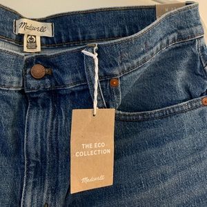 Madewell high rise slim crop boy jean